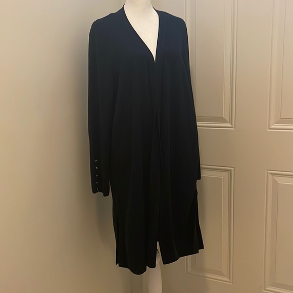 Talbots Navy Blue Duster Sweater - Picture 1 of 6